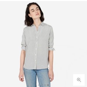 Strip silk shirt by Everlane